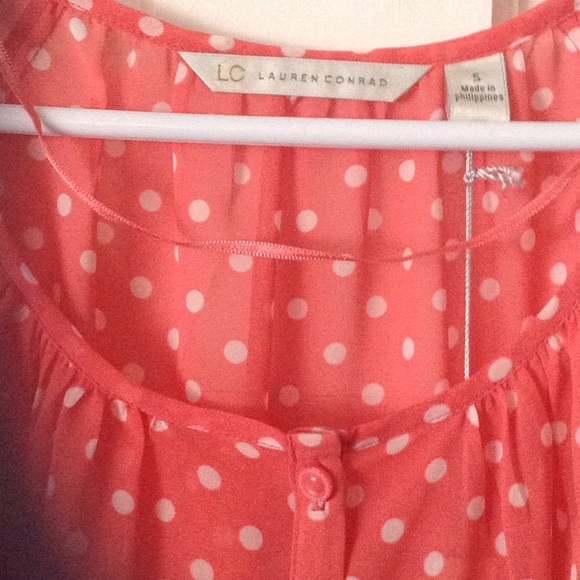 3/4 sleeve sheer blouse - Picture 2 of 4